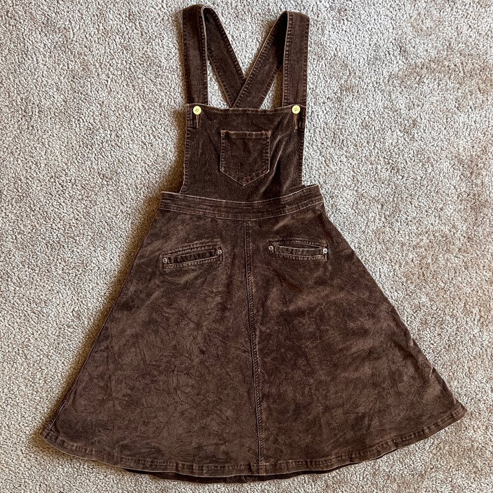 Brown Vintage Corduroy Dress